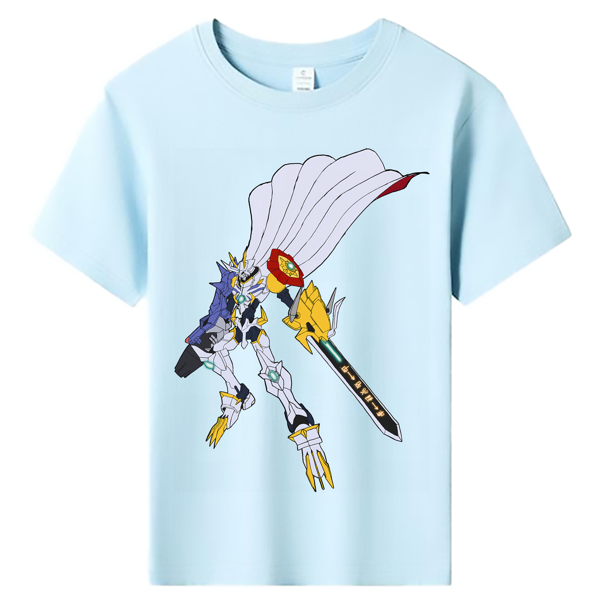 （画像用） Digimon デジタルモンスター/デジモン 綿100％キッズTシャツ（フロントプリント）